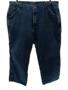 Bcc Blues Jeans Mens 40x29 Blue Denim Straight Fit Casual Workwear Utility